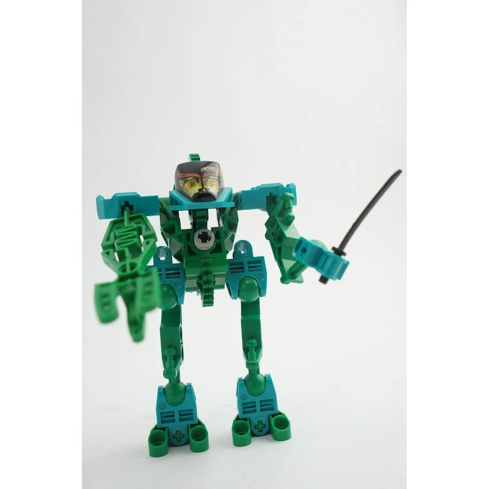Lego Technics Bionicle Vintage 3pc Lot Exo Toa 8557, Slizer, Kopaka Incomplete